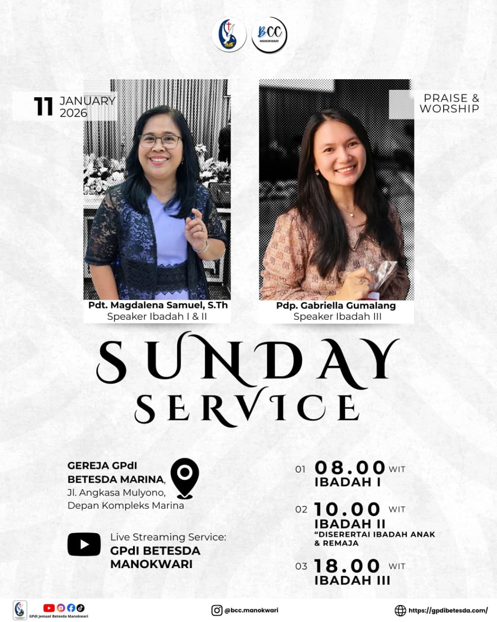 Ibadah Raya 11/01/2026