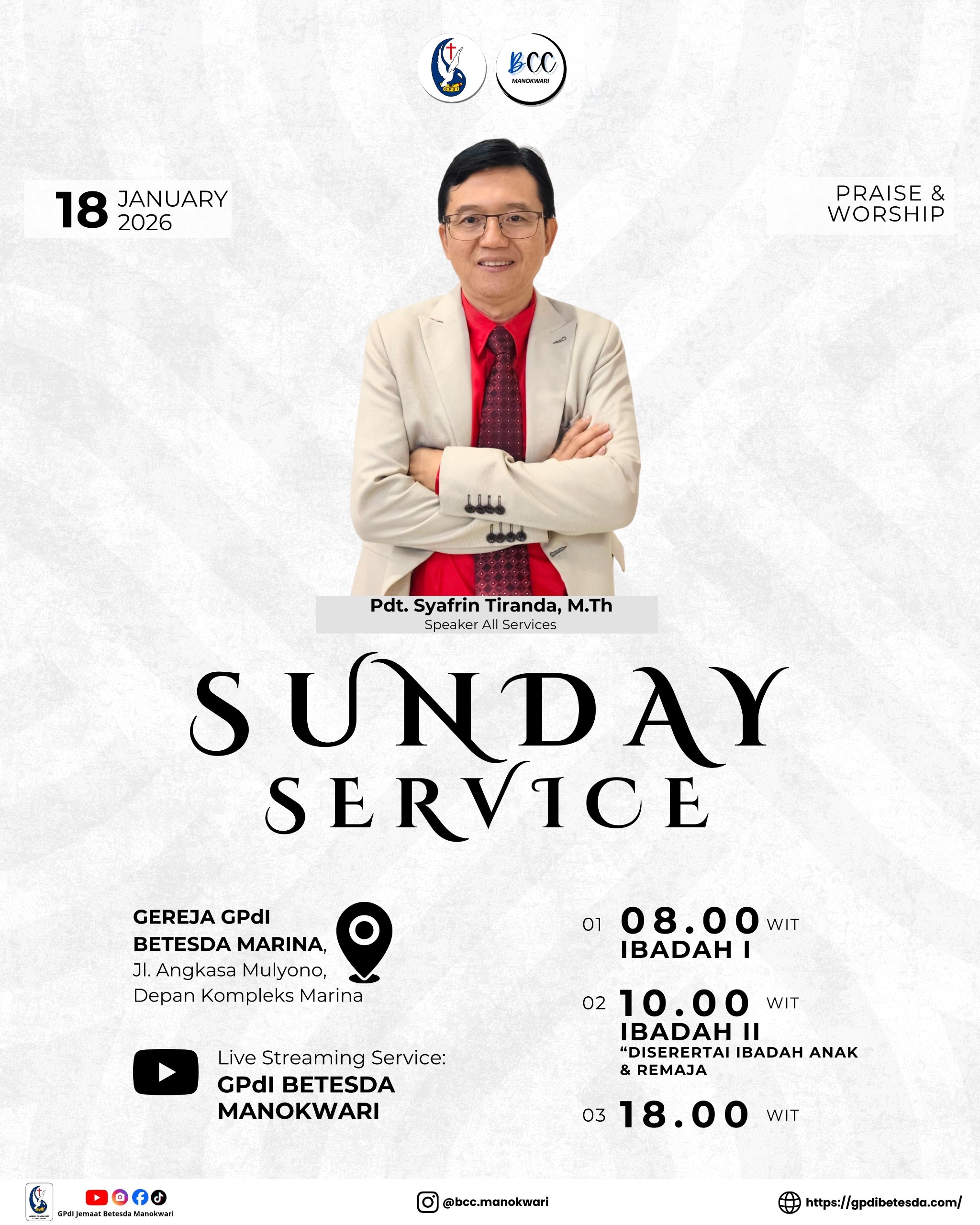 Ibadah Raya 18/01/2026