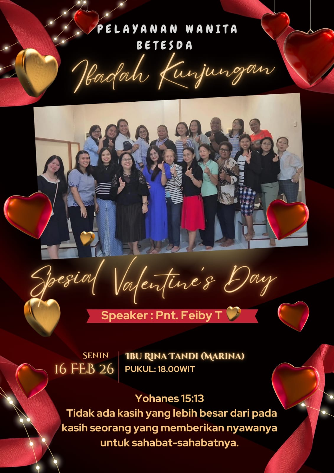 Pelayanan Wanita Betesda 16/02/2026