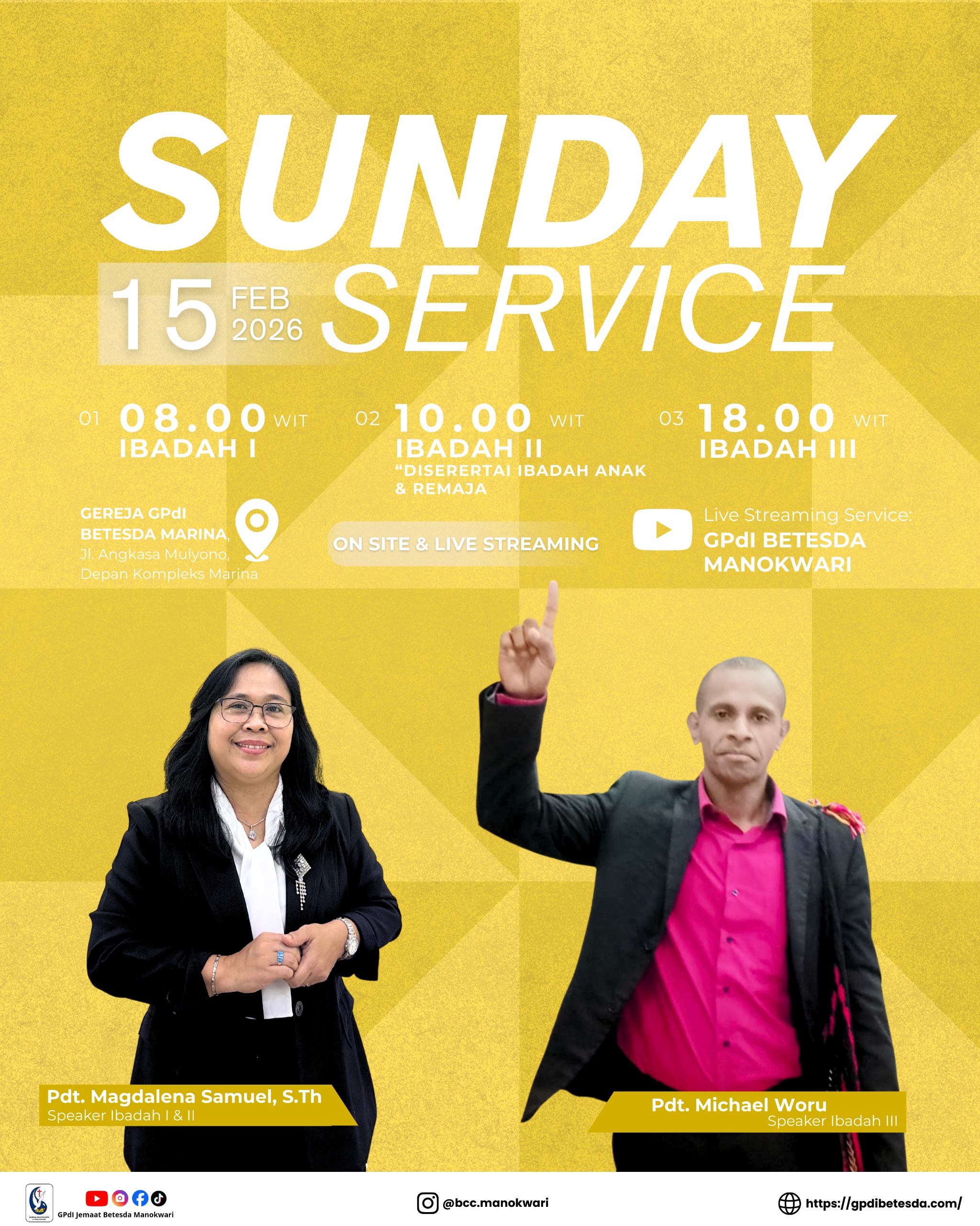 Ibadah Raya 15/02/2026